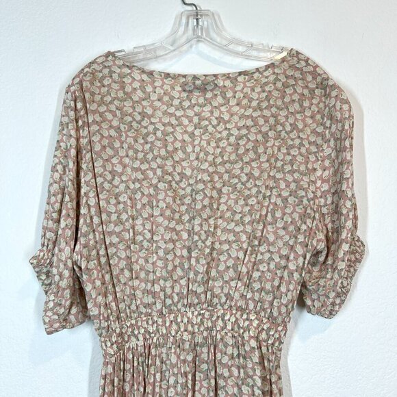 Faithful The Brand Floral Mini Dress Pink Cutout Small - Picture 8 of 12